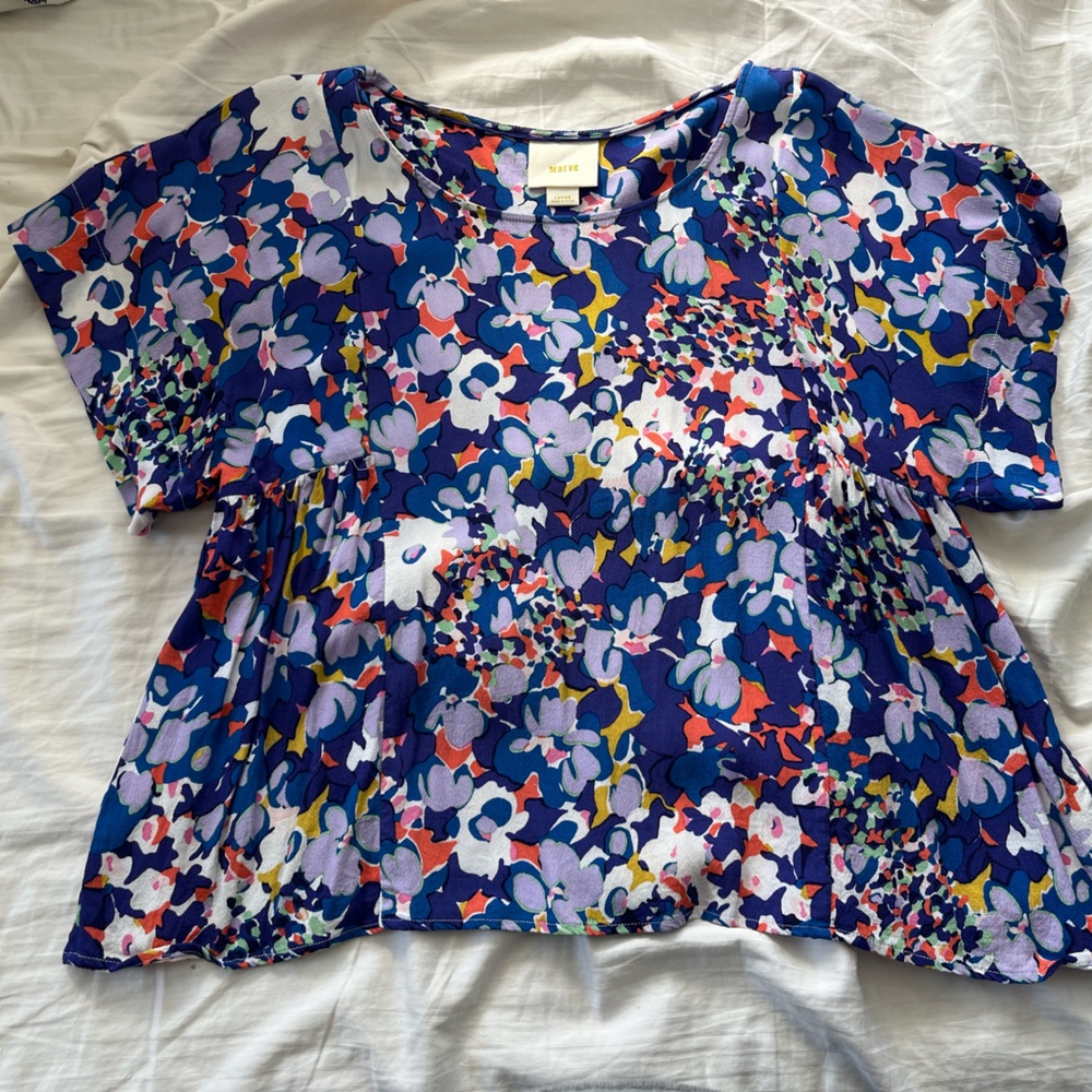 Maeve Floral Crop size Large